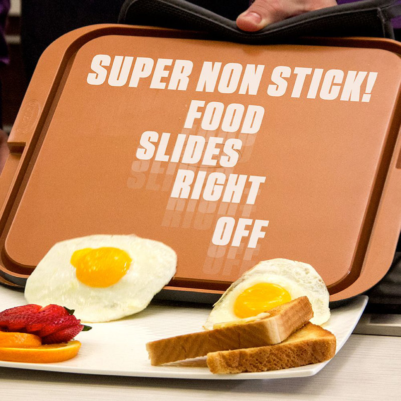 Copper XL Reversible Nonstick Ceramic Grill and Griddle Pan
