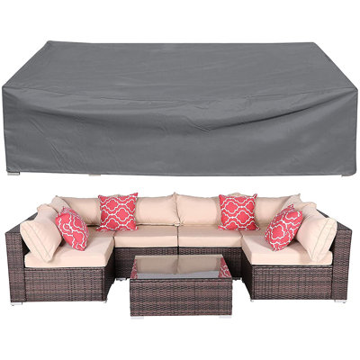 Patio Furniture Covers Outdoor Furniture Covers Waterproof Heavy Duty Tear-Resistant Patio Covers For Outdoor Furniture by Arlmont & Co.