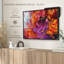 Abstrait «Abstract Caramel Splash Wall Art»-101779344
