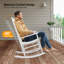 Ensemble de chaises berçantes de patio en bois massif tournées (ensemble de 2)-2024111581