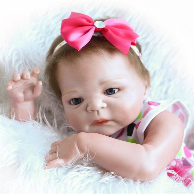 Reborn Full Body Silicone Girl Baby Doll