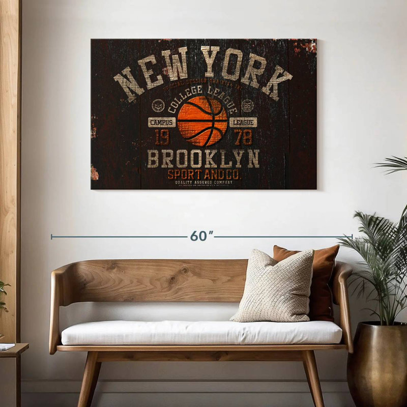Sireci College Basketball, 30" H x 45" W