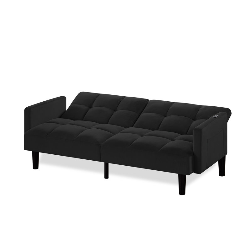 Canapé-lit futon Futons, Noir