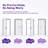 Interior Half Clear Glass Panel Pantry Door Slab Modern Pantry Door Solid Core Primed Standard Door Without Hardware-101982246