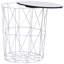 Andella Frame Coffee Table with Storage-1401356288