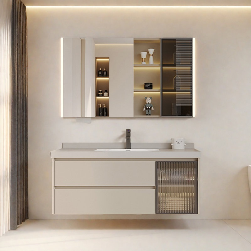 Simple modern style bathroom cabinet