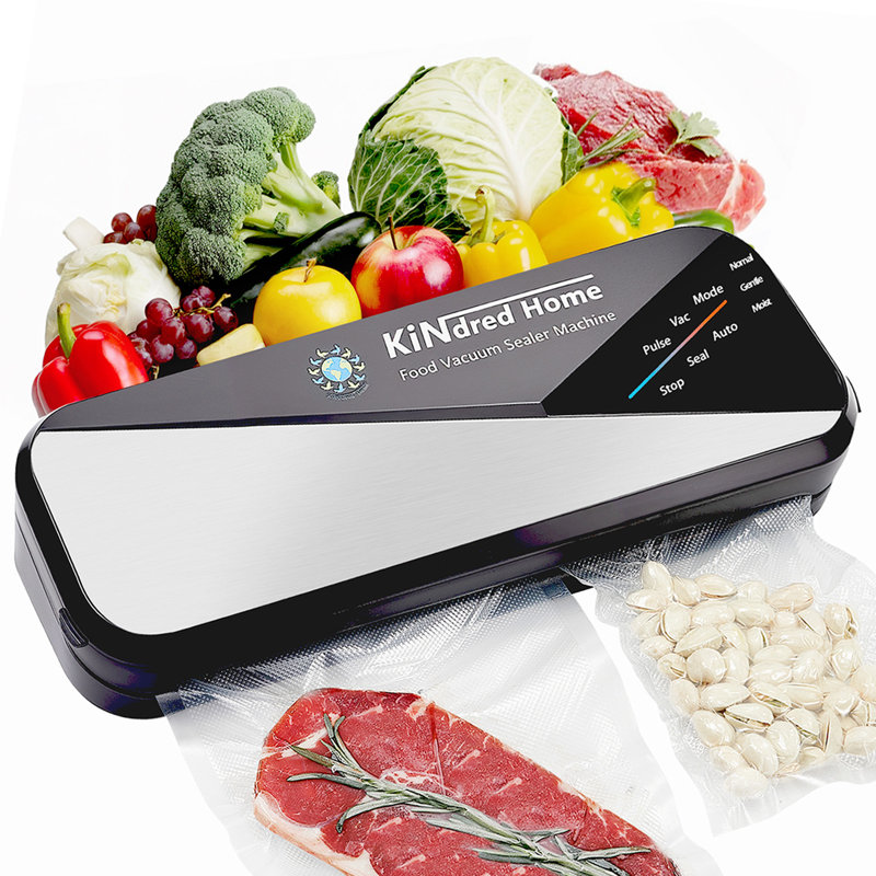 Scelleuse sous vide - Aspiration puissante, scellant les aliments secs et humides, idéale pour l'achat en vrac et la préparation des repas