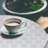East Urban Home Abstract Fitted Round Tablecloth Pearl Grey-1408415496