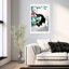 Contemporary Art Classic Traditional Vintage Cat Animal Plant Wall Art