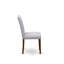 Ensemble de salle à manger 3 pièces pour petits espaces comprenant une table de salle à manger ronde avec Dropleaf et 2 chaises de salle à manger Parson en tissu gris, noyer-1440336273-1440336276-1440336271