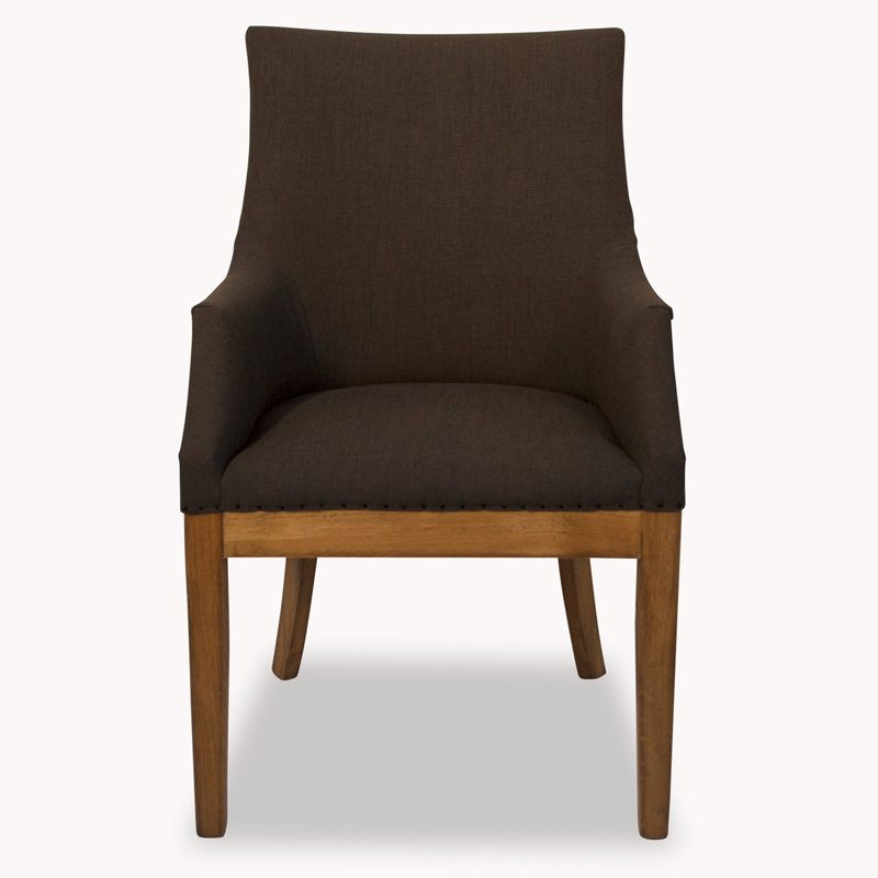 Meriwether 48cm H Linen Upholstered Parsons Chair