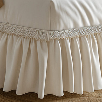 Ruffled Solid Bed Skirt