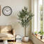 Olive artificielle 6 'avec pot