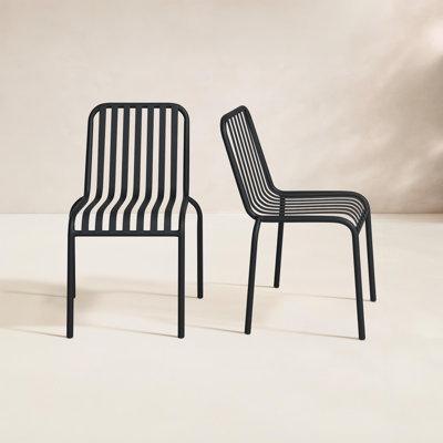 Abra Stackable Patio Side Chair