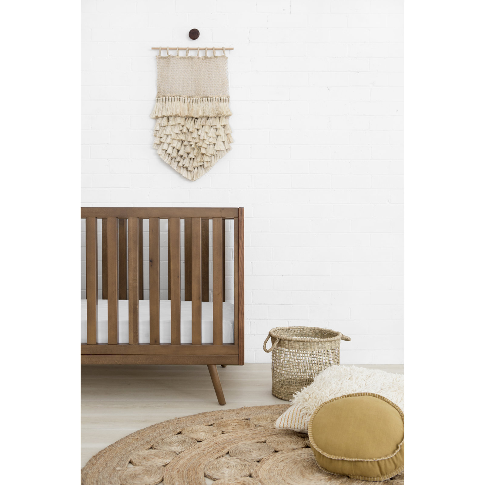 Nifty Convertible 2 -Piece Nursery Furniture Set, Walnut