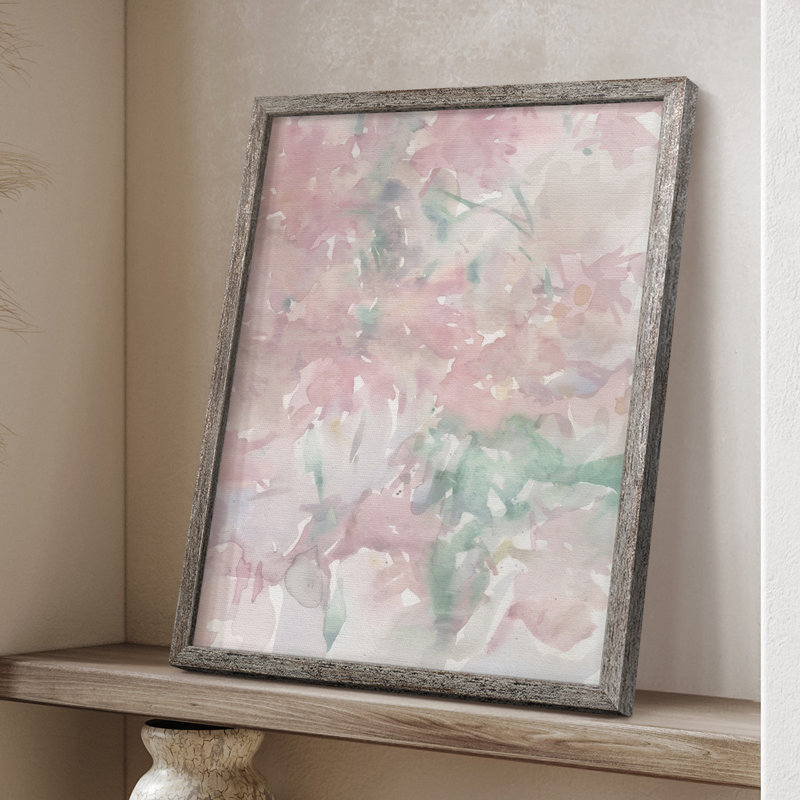 «Shadow From the Hanging Basket I», reproduction encadrée - bois massif, H 15 po x l 12 po