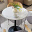 Cleofus Round Metal Base Dining Table-2074318863-2066672971-2073071904