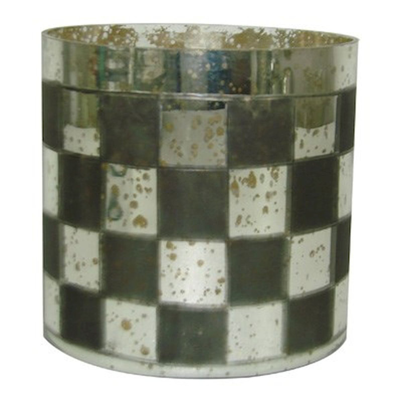 Vase noir et argent