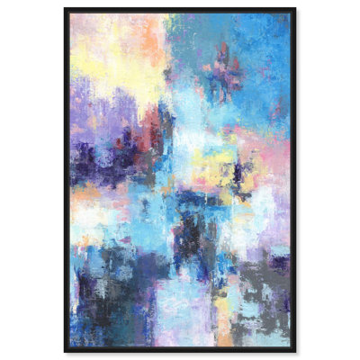 «Invisible Path», art mural abstrait coloré par Art Remedy