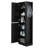 Bathroom Storage - Black Hook And Adjustable Shelf Sorted Freestanding