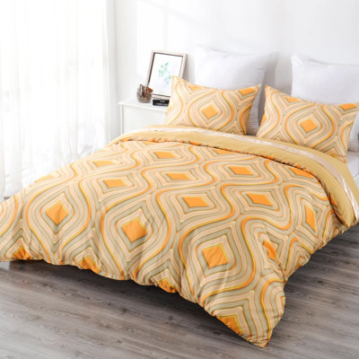 Ensemble de housse de couette en microfibre 4 pièces