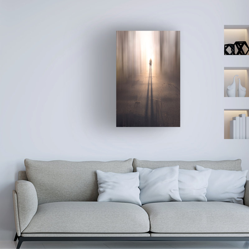 JM Fan  Good Morning Canvas Art, 19" H x 12" W
