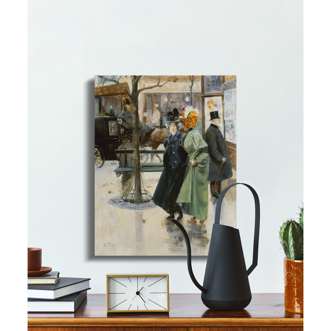 Belle Epoque Parisian Street Canvas Print