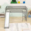  Lit mezzanine simple bas avec glissade Addix par Harriet Bee-1567744936