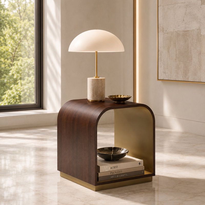 Houston End Table - Walnut