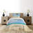 Hypnotic Coastal Polyester Coverlet-2101618782