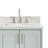 37 " W Freestanding Standard 1 Single Vanity Bathroom Vanity With Carrara Marble Top-138338404-138338405-93359290