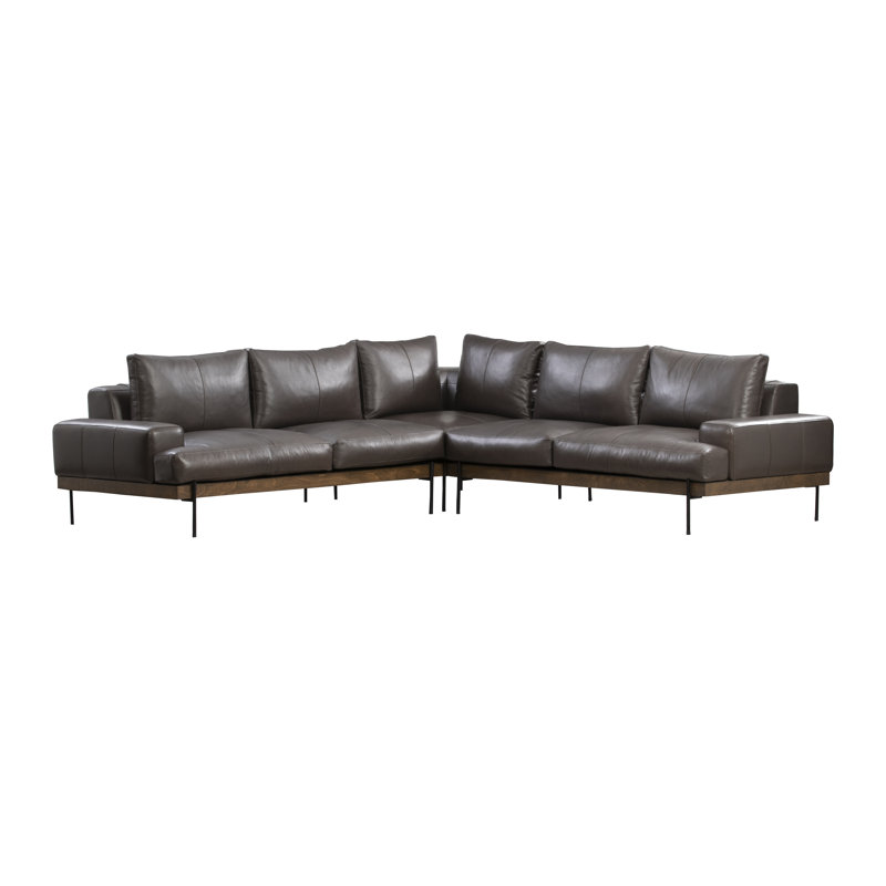 Canapé modulaire en cuir Largo