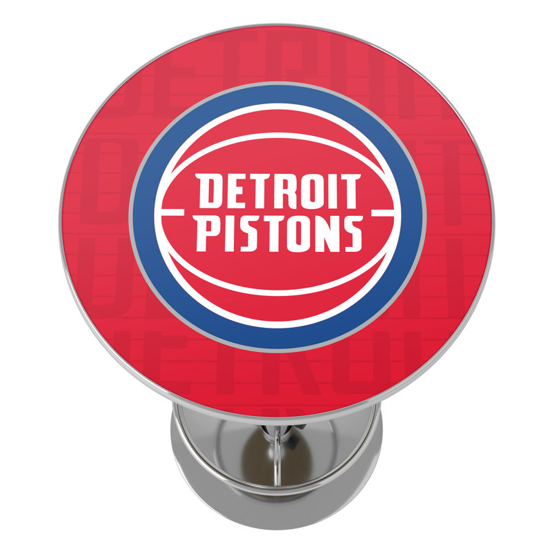 Table de bar avec repose-pieds NBA City, Pistons de Detroit