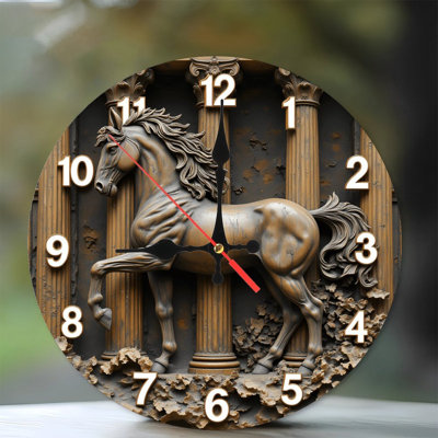 Horloge murale bronze