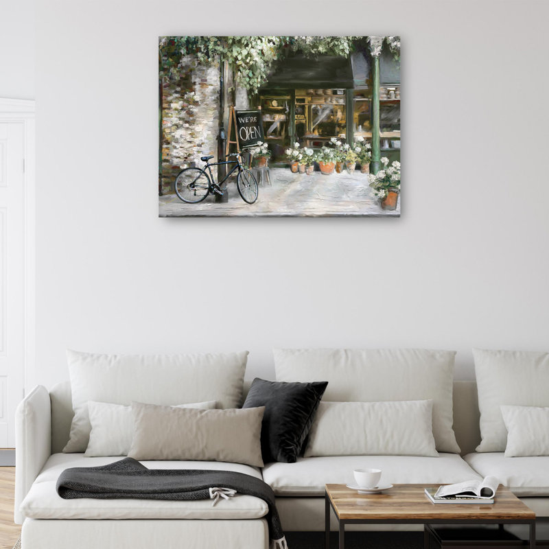 «Village Spot» par Studio Arts, reproduction d'art sur toile, H 27 po x l 36 po x P 1,5 po, Toile tendue