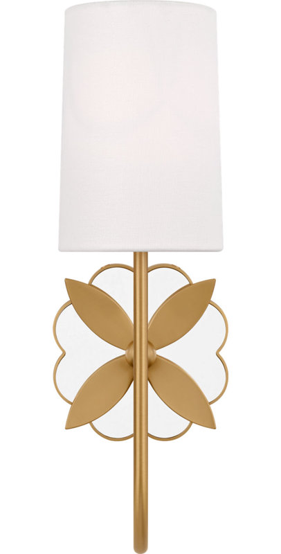 Spencer 14 Sconce, Burnished Brass