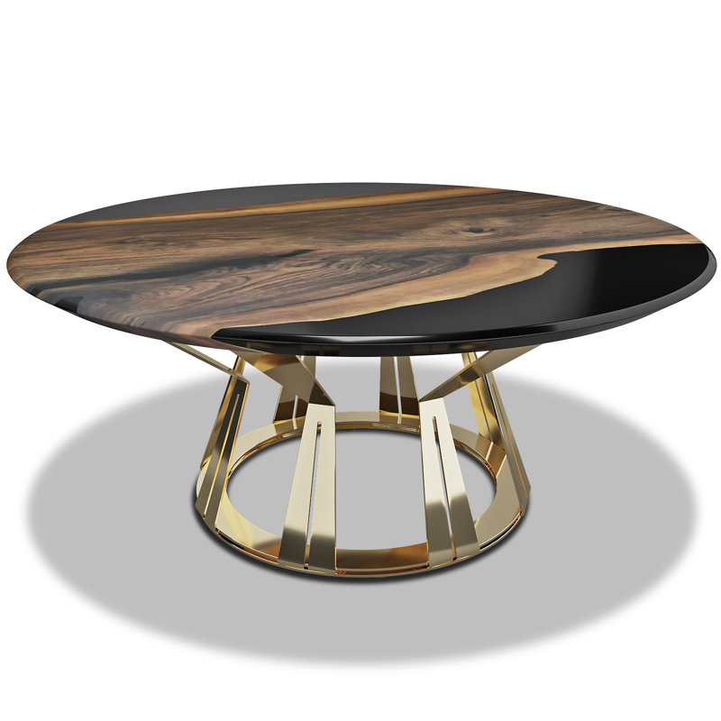 Atalante Coffee Table, 17.7"H x 47.2"L x 47.2"W