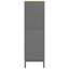 vidaXL Wardrobe Grey Solid pine wood 30.3 x 20.9 x 67.3 in Wardrobe-1299012855