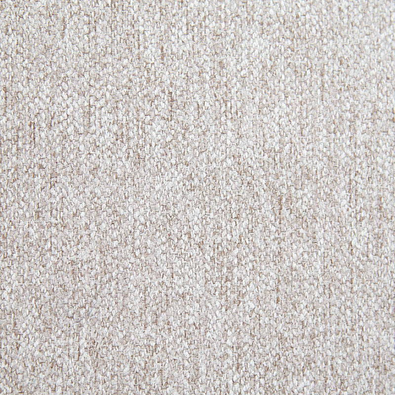 Mascoutah Upholstered Ottoman, Nickel 100% Polyester