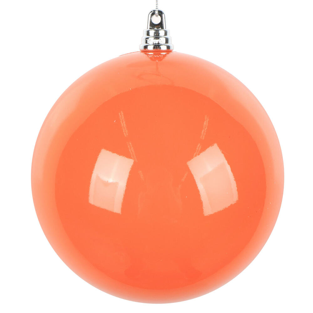 Linita 5" Shatterproof Bauble, Orange