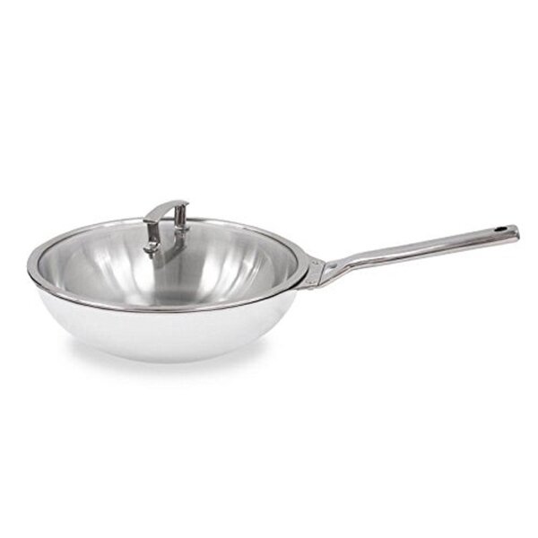 12 Stainless Steel Wok