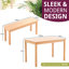 Reynoldsburg 4 - Person Solid Oak Dining Set