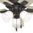 44" Crystal Peak 5 - Blade Ceiling Fan With Lights and Pull Chains-85433825