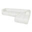 Canapé d'angle moderne sans cadre en forme de L de 310 cm de large avec méridienne à droite, mousse haute densité, canapé 2 pièces sans assemblage-1990593470