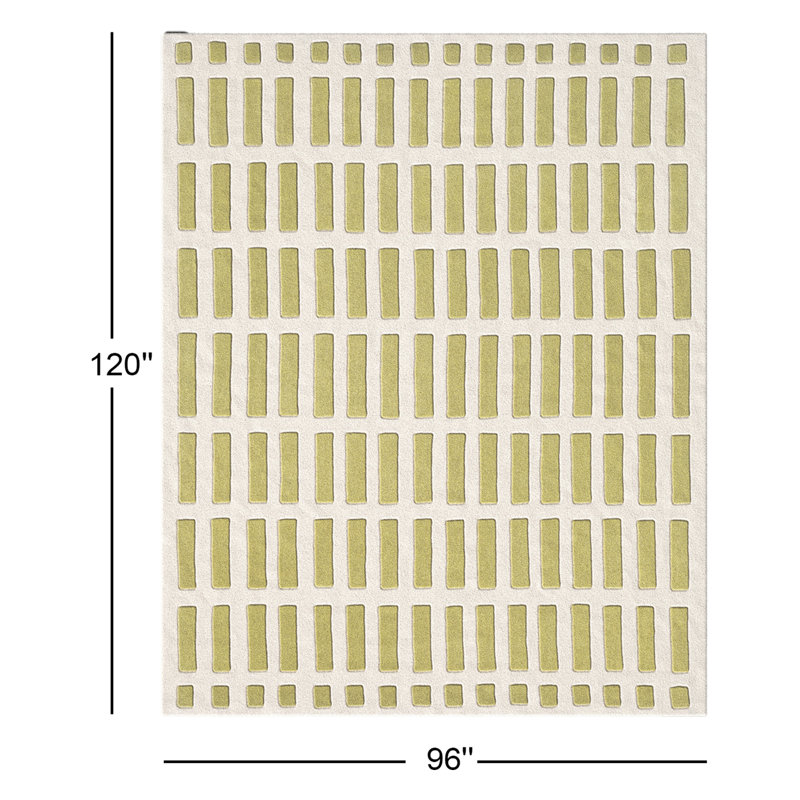 Tapis olive Jason, Rectangle 8 pi x 10 pi