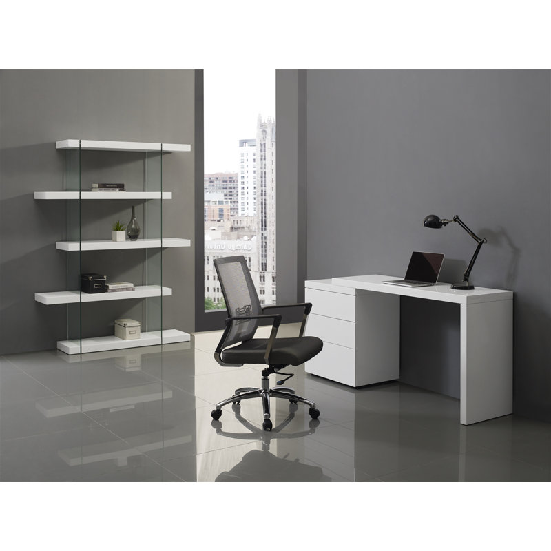 Bureau Furman, Laque blanche ultrabrillante
