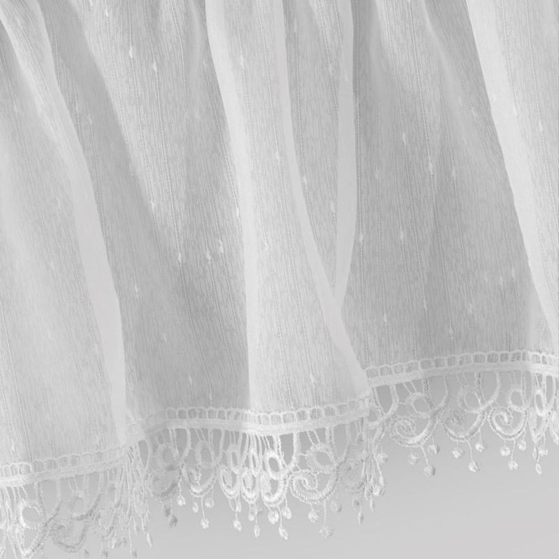 Solid Colour Kitchen Curtain