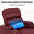 Power Reclining Home Theater Seating with Adjustable Headrest & Lumbar Support-1841017496
