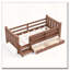 Lit de plancher en bois massif avec bibliothèques de rangement avec de jolis escaliers et garde-corps-2001765420-2001765427-2001765425