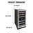 Vinotemp Connoisseur Series Compact Dual-Zone Wine Cooler-50229513